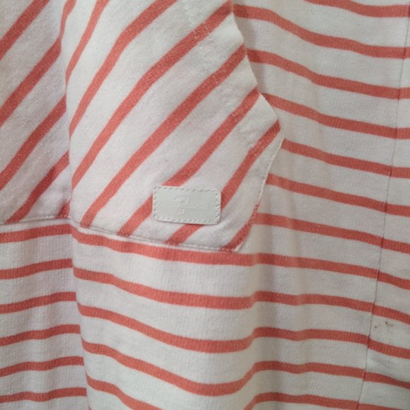 7 For All Mankind Girl's Striped Hoodie Dress L - Picture 3 of 4